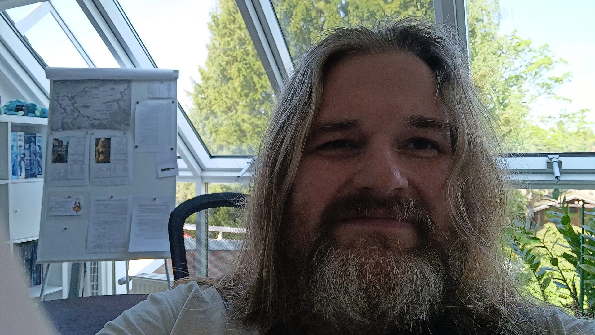 Bürotag mit Training und unerwarteten Freuden - Titelbild
